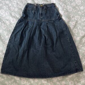 Denim A-Line Skirt